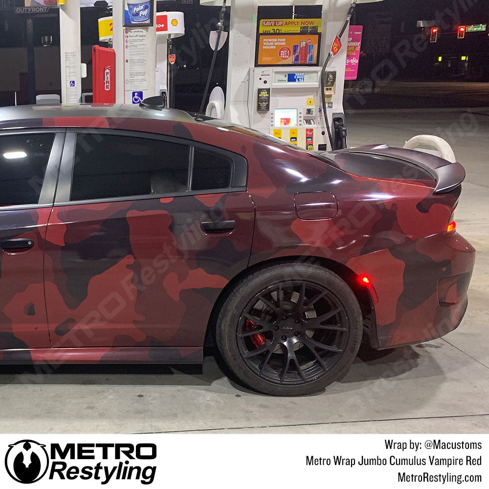 Metro Wrap Jumbo Cumulus Vampire Red Camouflage