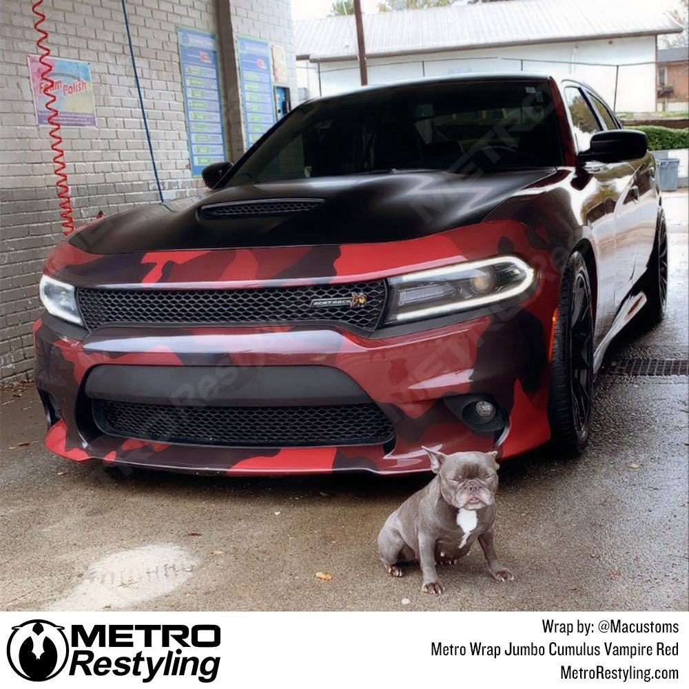 Metro Wrap Jumbo Cumulus Vampire Red Camouflage