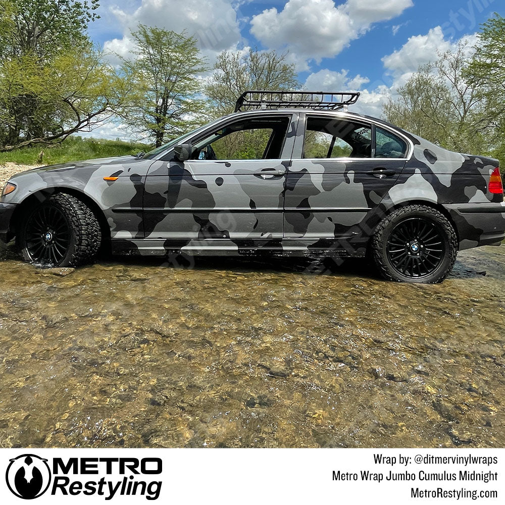BMW Camo Vinyl Wrap