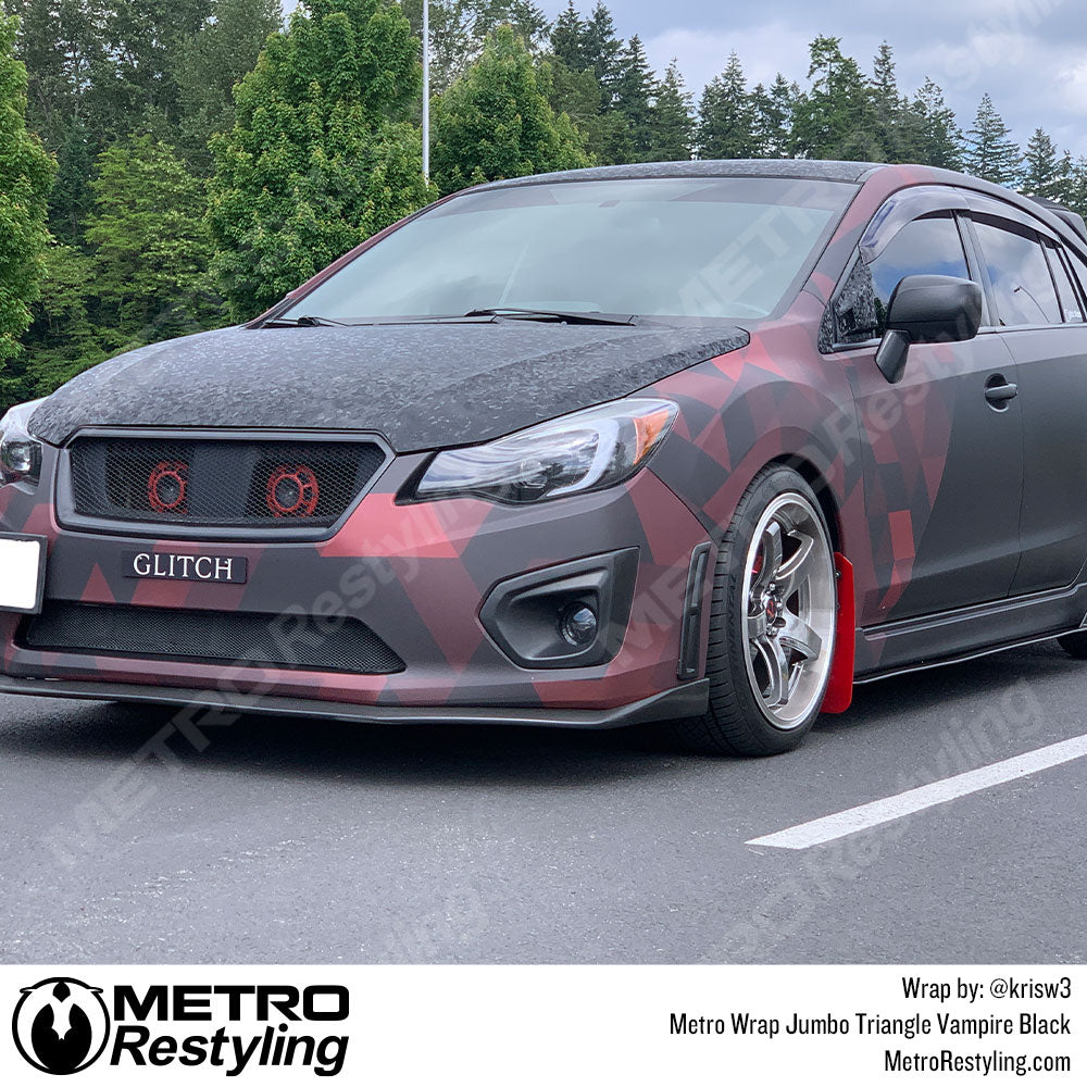 Triangle Pattern Vinyl Wrap