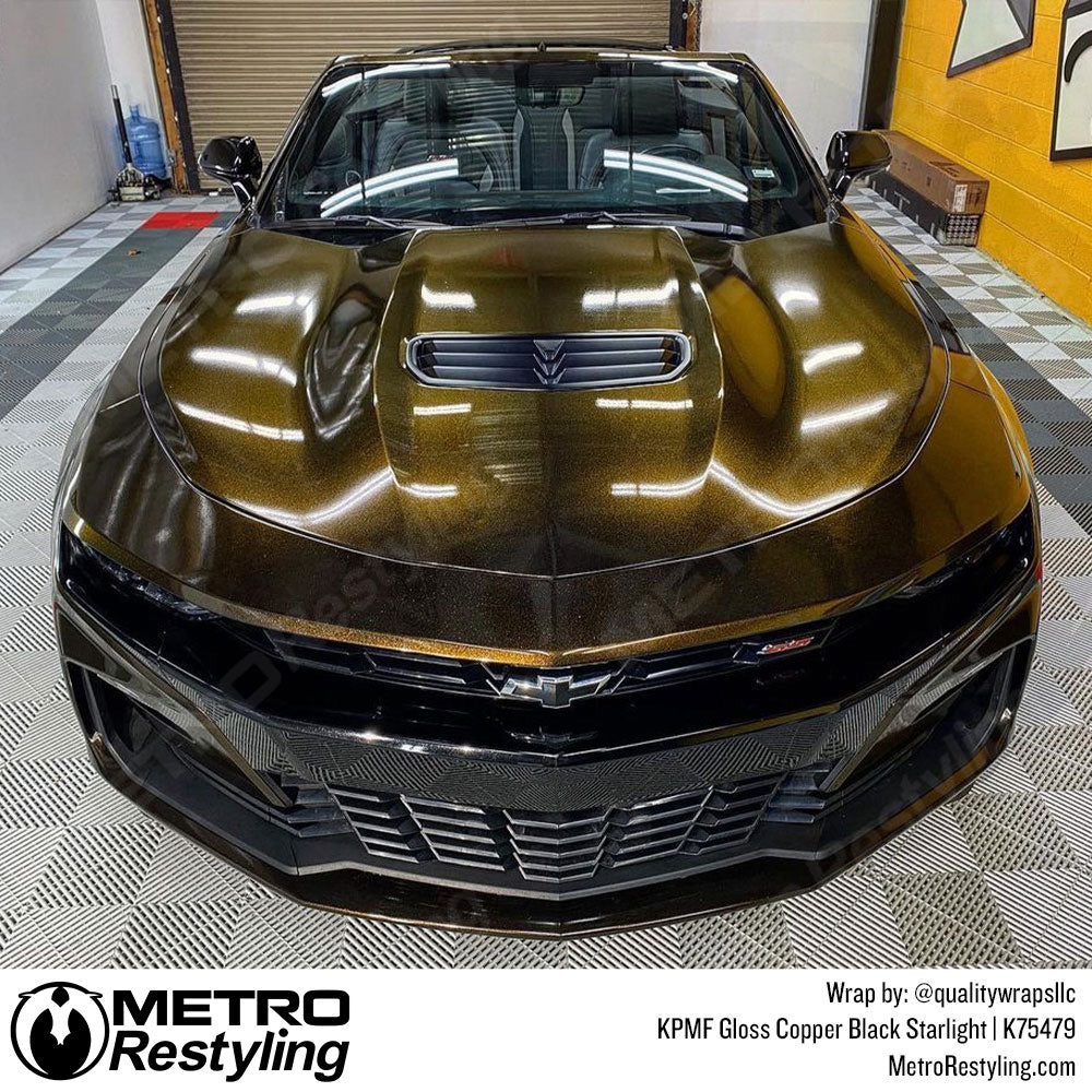 Gloss Copper Black Starlight Iridescent Chevy Wrap
