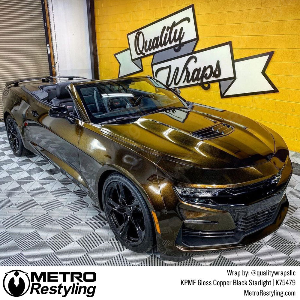 Gloss Copper Black Starlight Iridescent Chevy Wrap