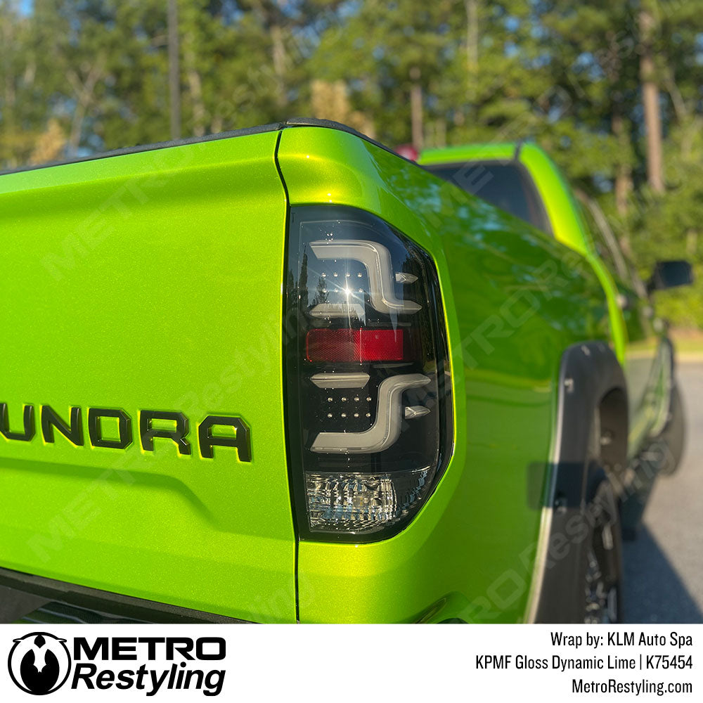 Toyota Dynamic Lime Wrap