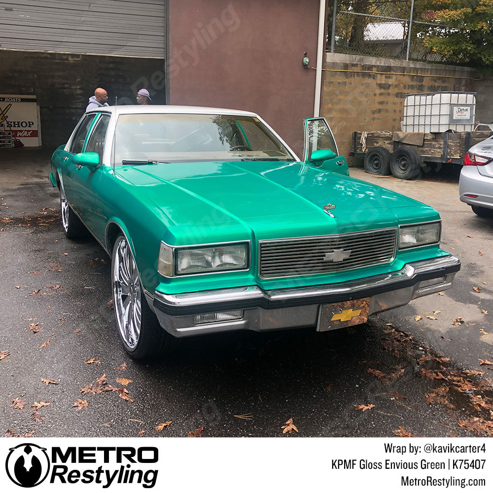 Gloss Green Chevy Caprice Wrap
