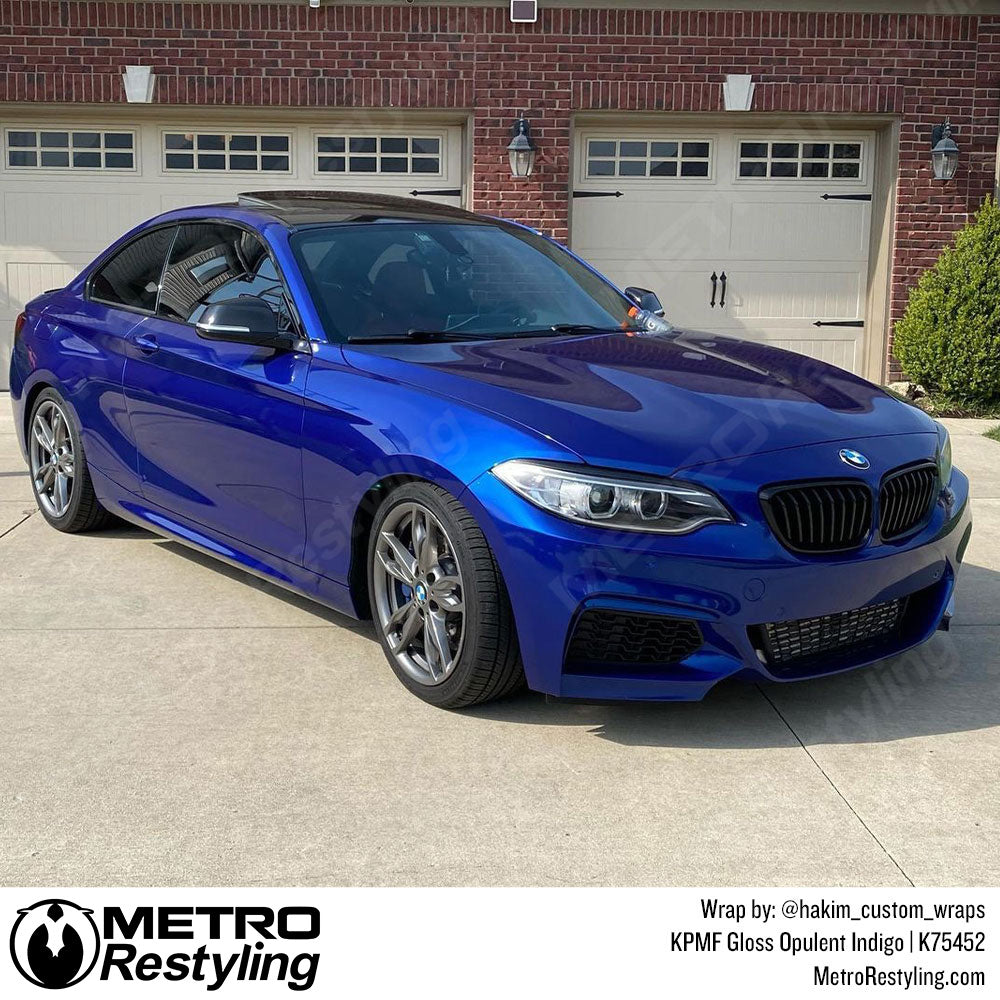 Gloss Opulent Indigo BMW Wrap