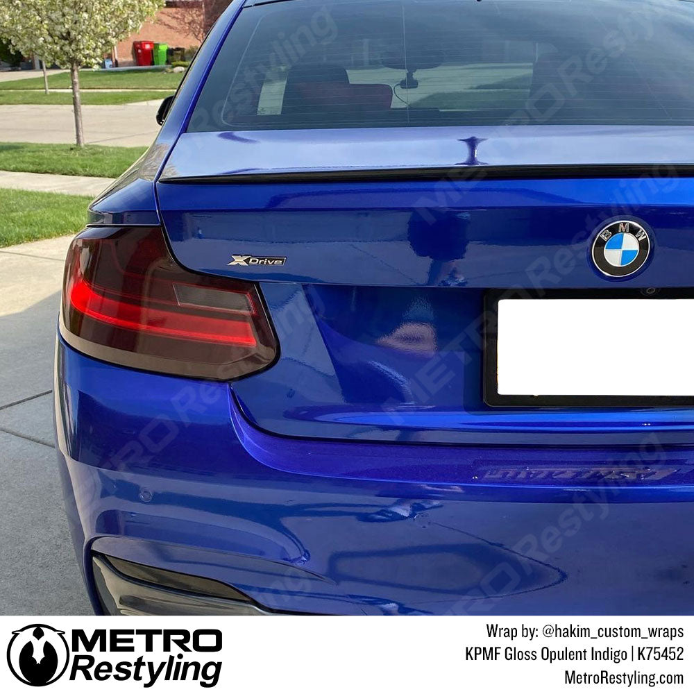 Gloss Opulent Indigo Car Wrap
