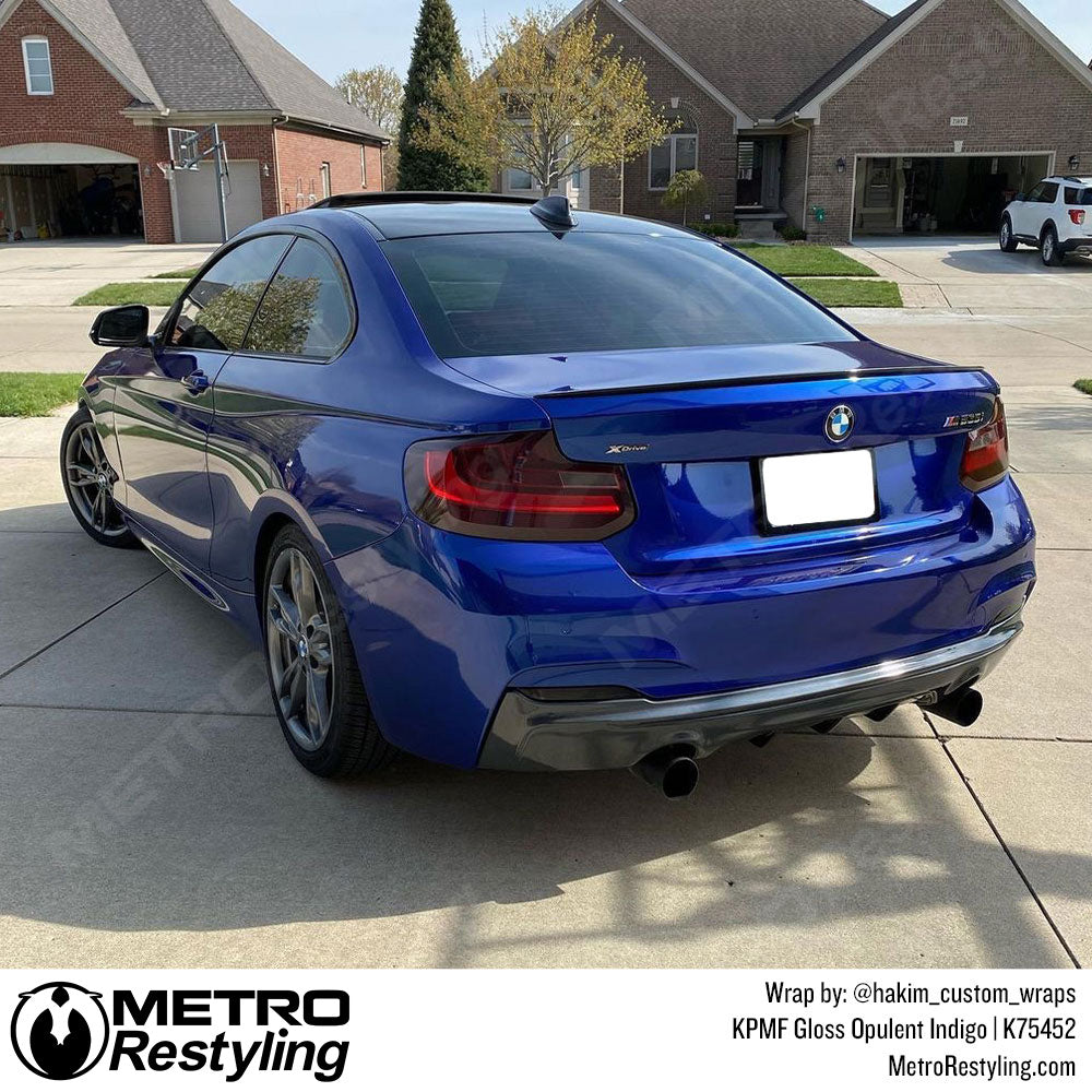 Gloss Opulent Indigo BMW Wrap