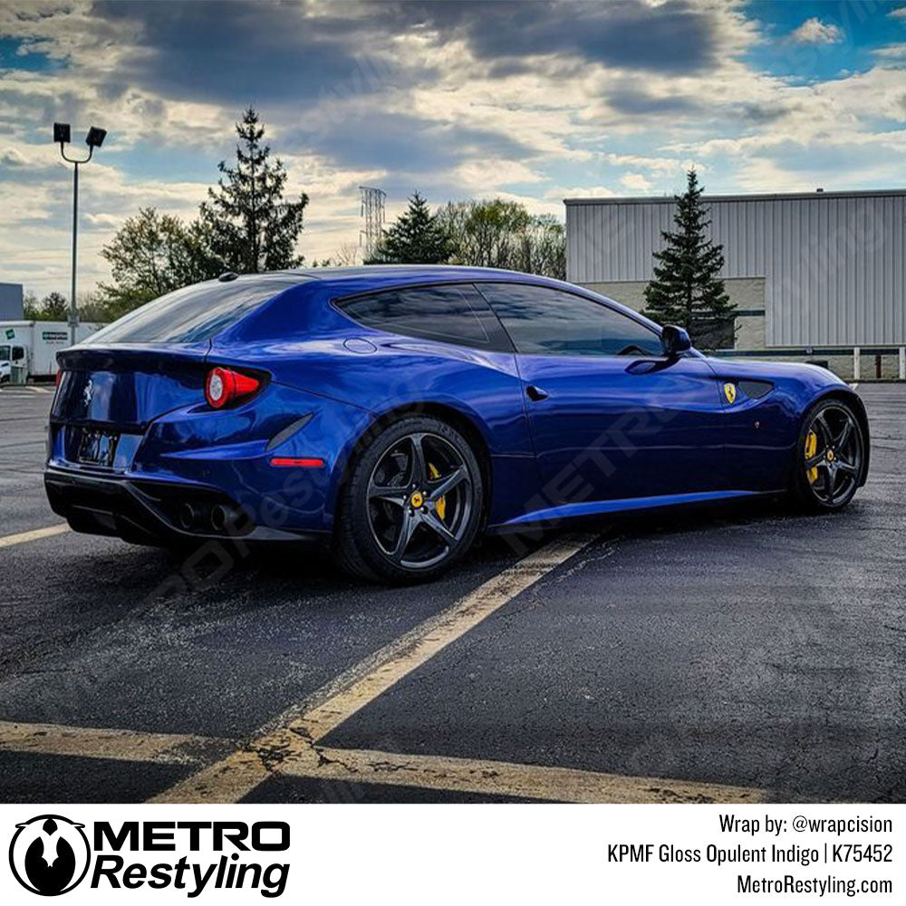 Gloss Opulent Indigo Car Wrap