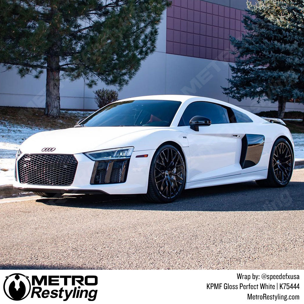 Gloss White Audi Wrap