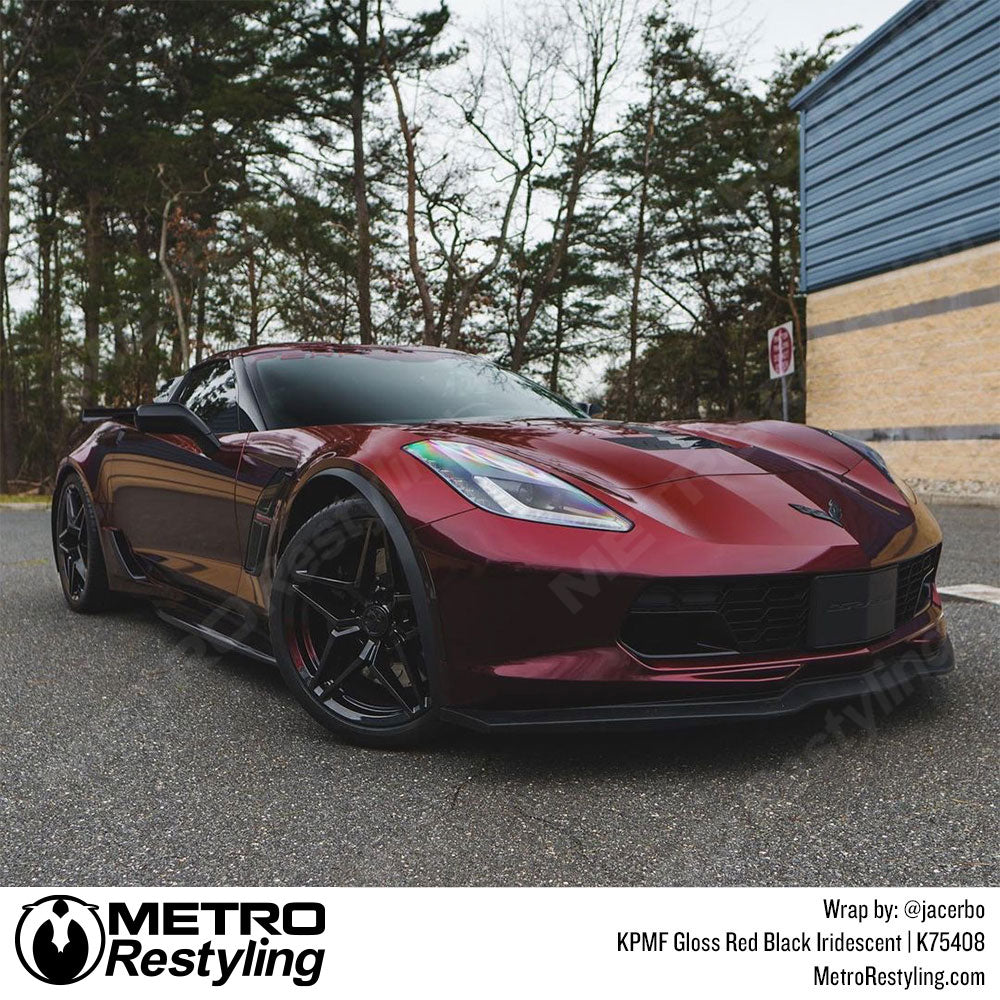 Glossy red black KPMF Wrap
