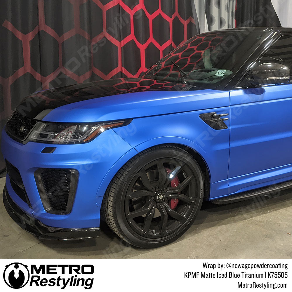 range rover blue wrap