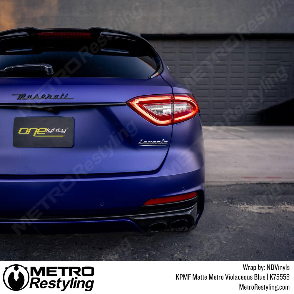 Metro Matte Violaceous Blue Maserati Wrap
