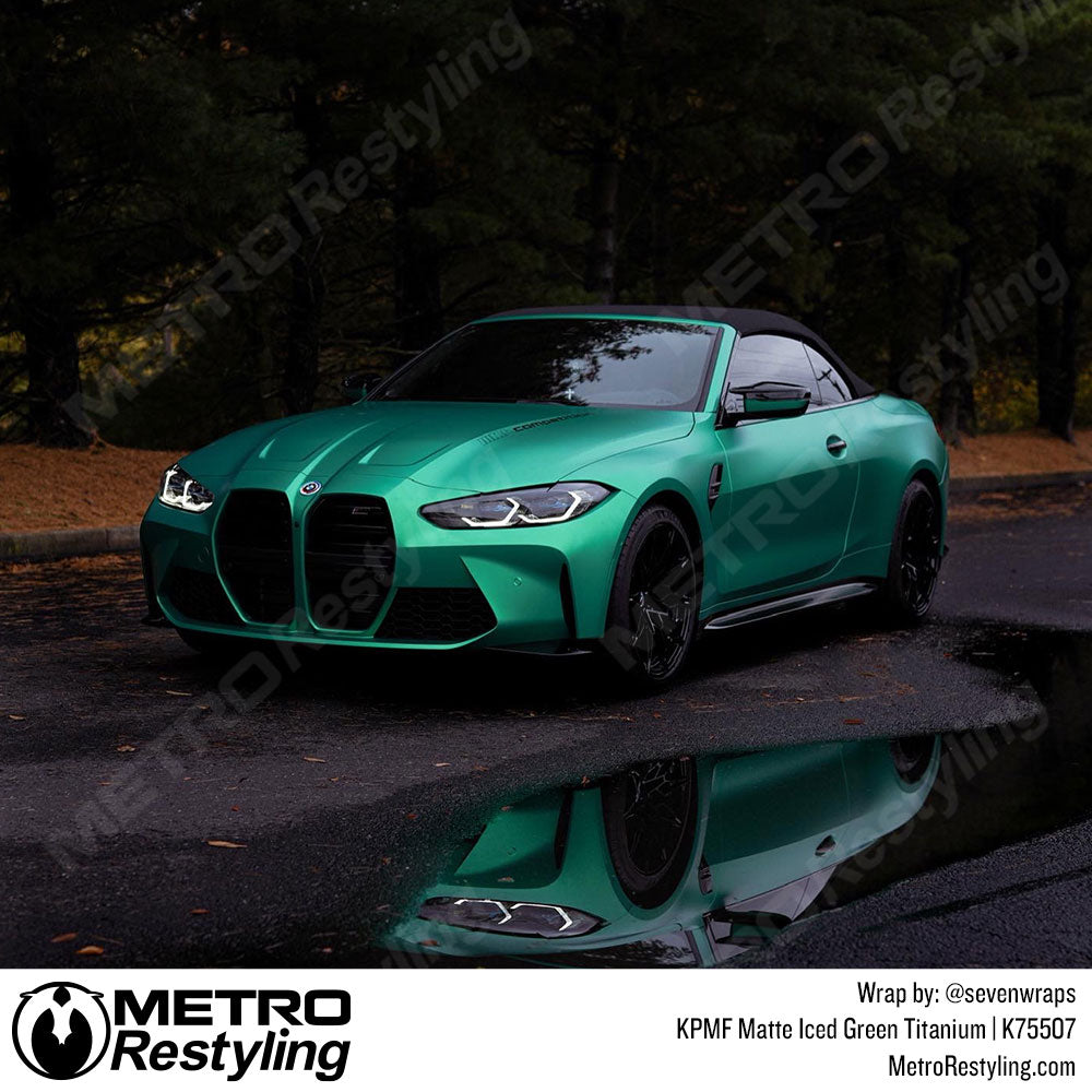 Iced Green BMW Wrap