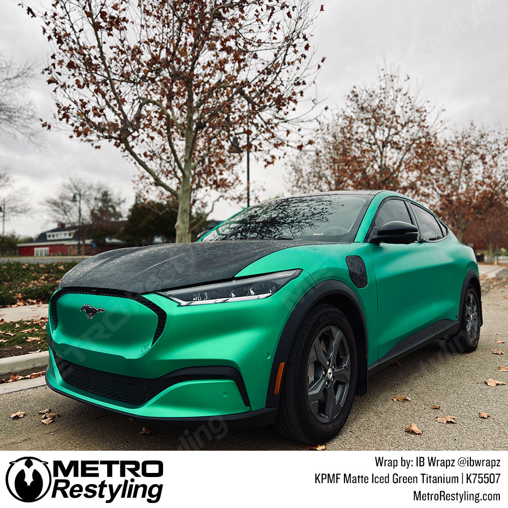 KPMF Matte Iced Green Titanium Ford Wrap
