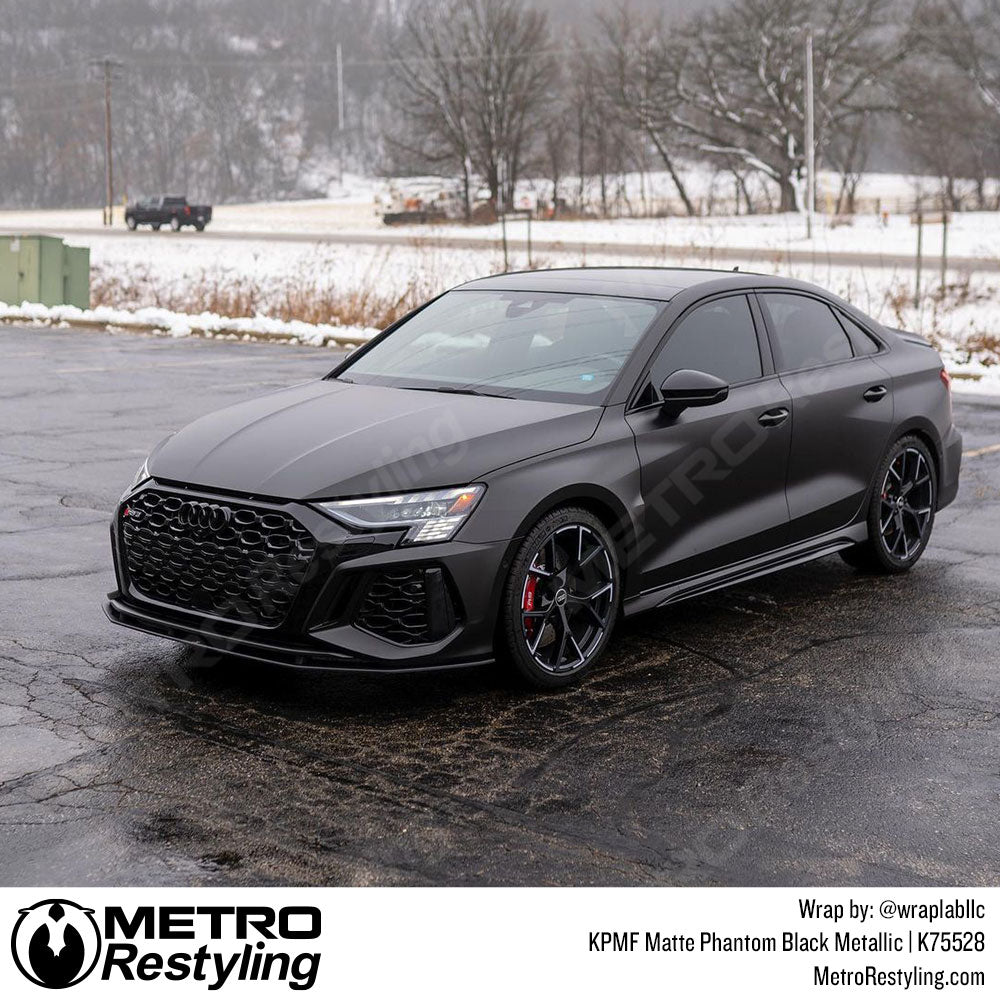 Matte Black Audi Wrap