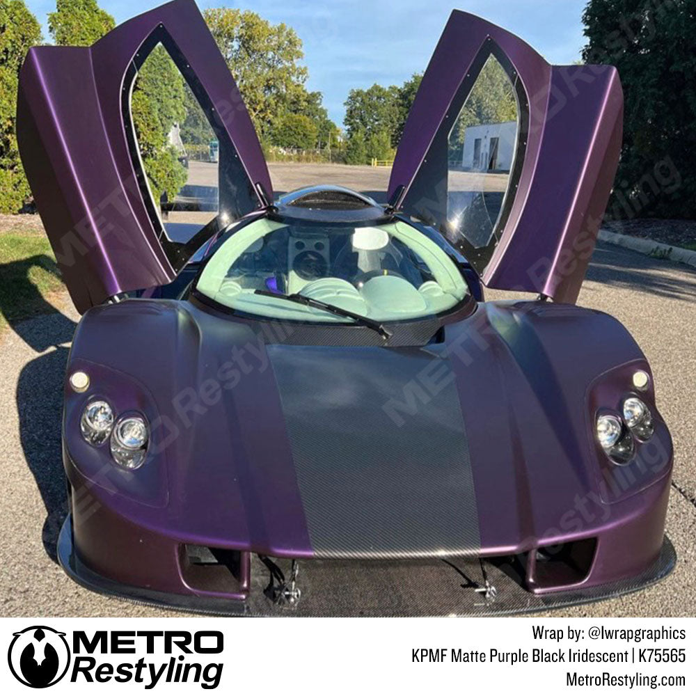 Purple Black SuperLite SLC Iridescent Wrap