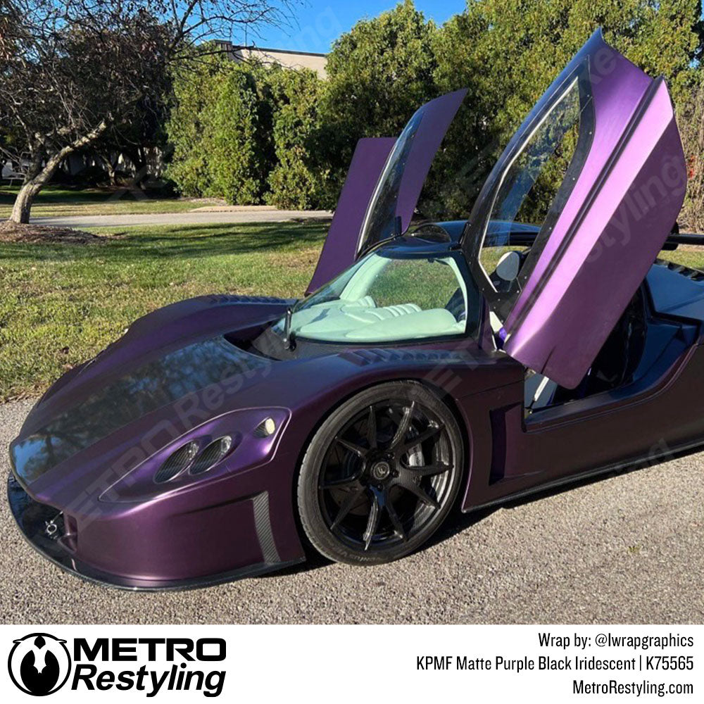 Matte Purple Black Superlite wrap