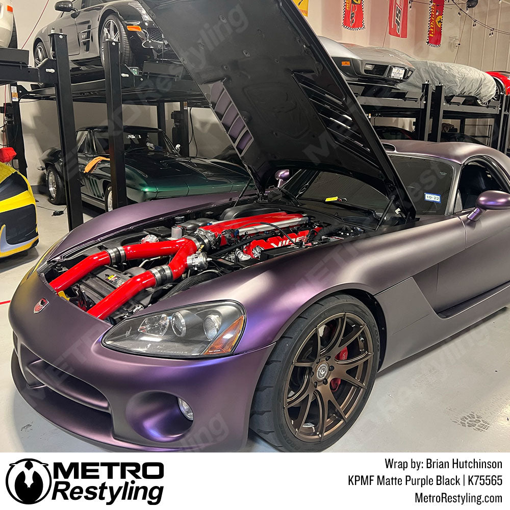 Purple Black Dodge Vinyl