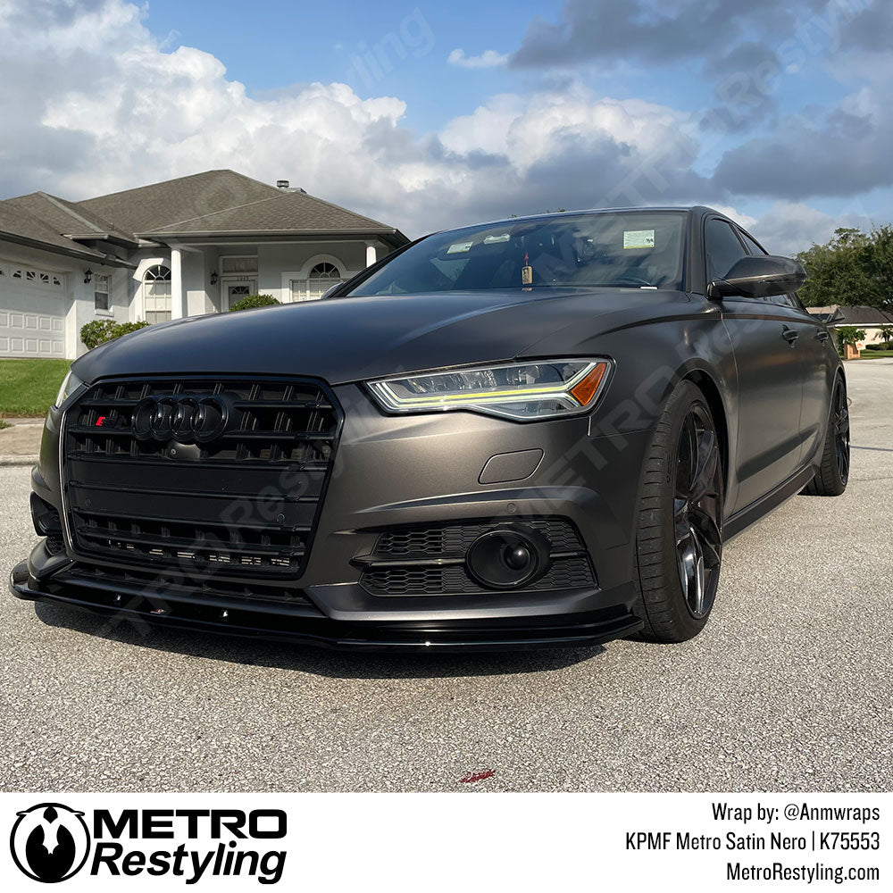 Satin Nero Audi Wrap