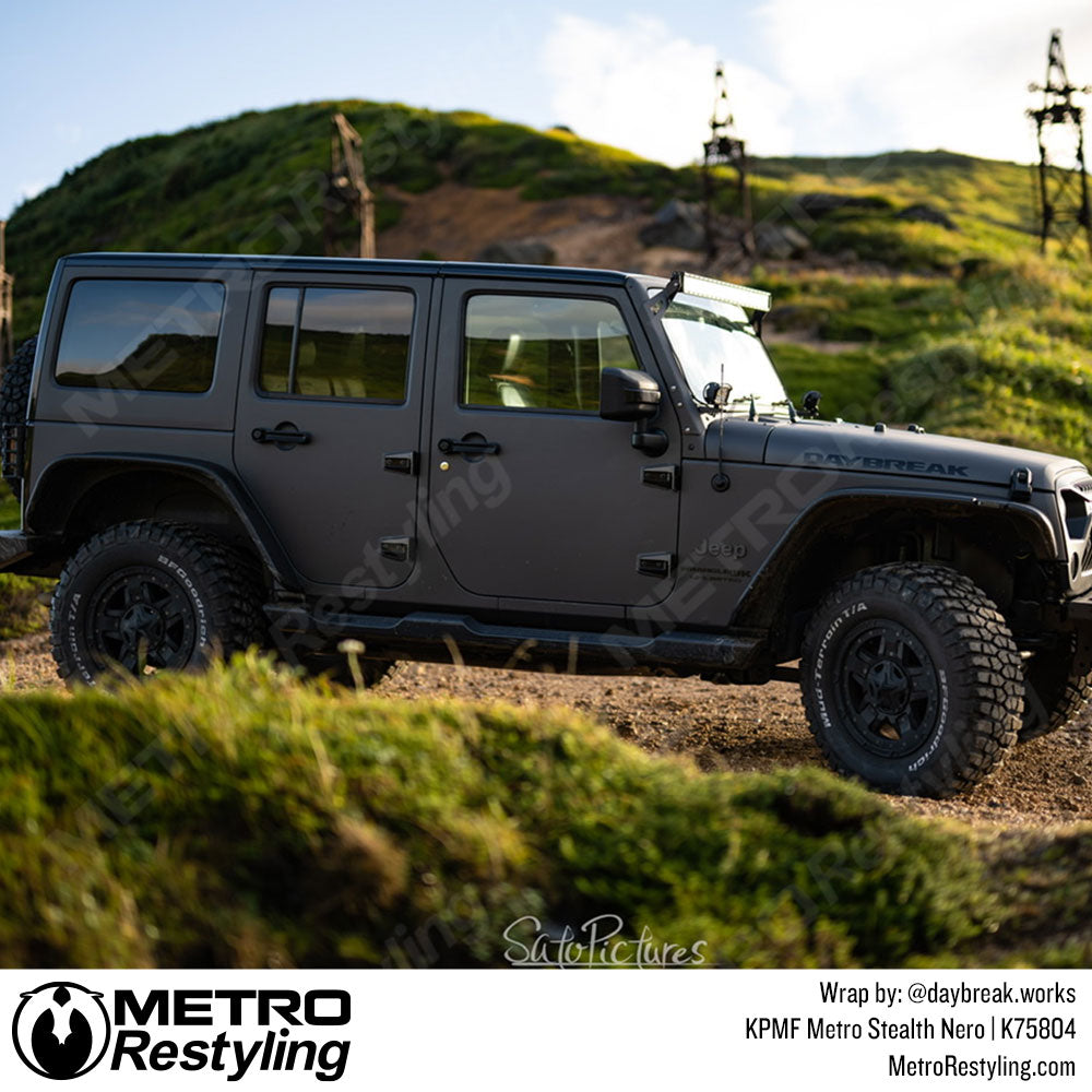 Jeep Wrangler Stealth Nero Gray Wrap