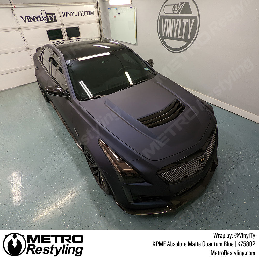 Cadillac Quantum Blue Wrap