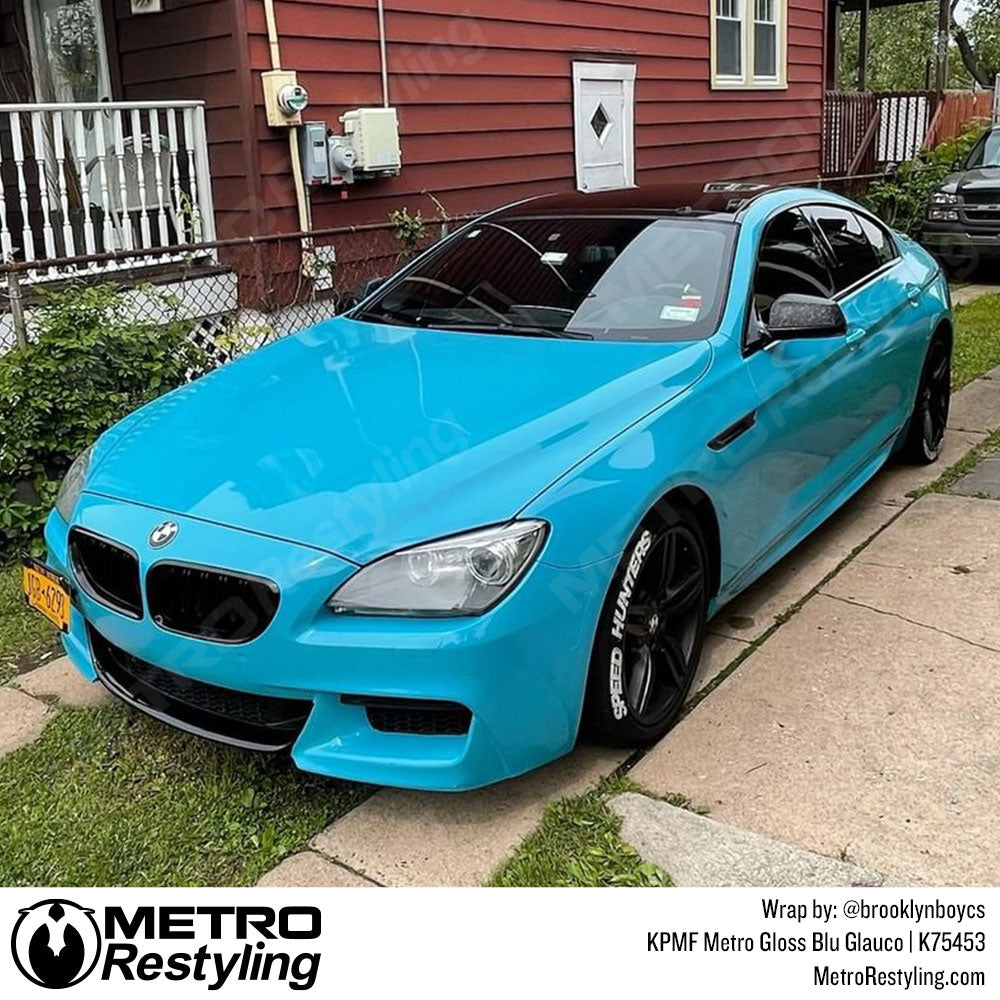 Gloss Blue BMW Vinyl Wrap