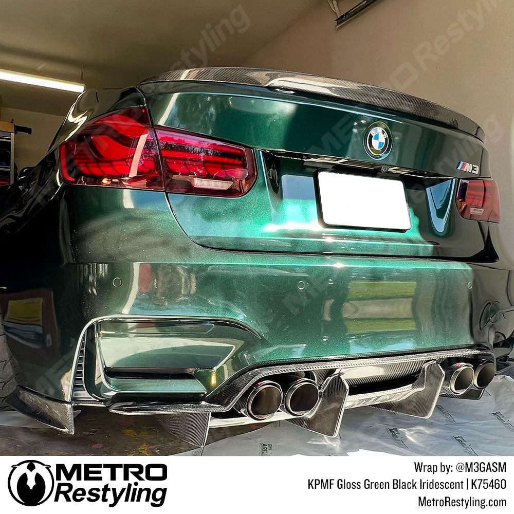 KPMF BMW Green Black Wrap
