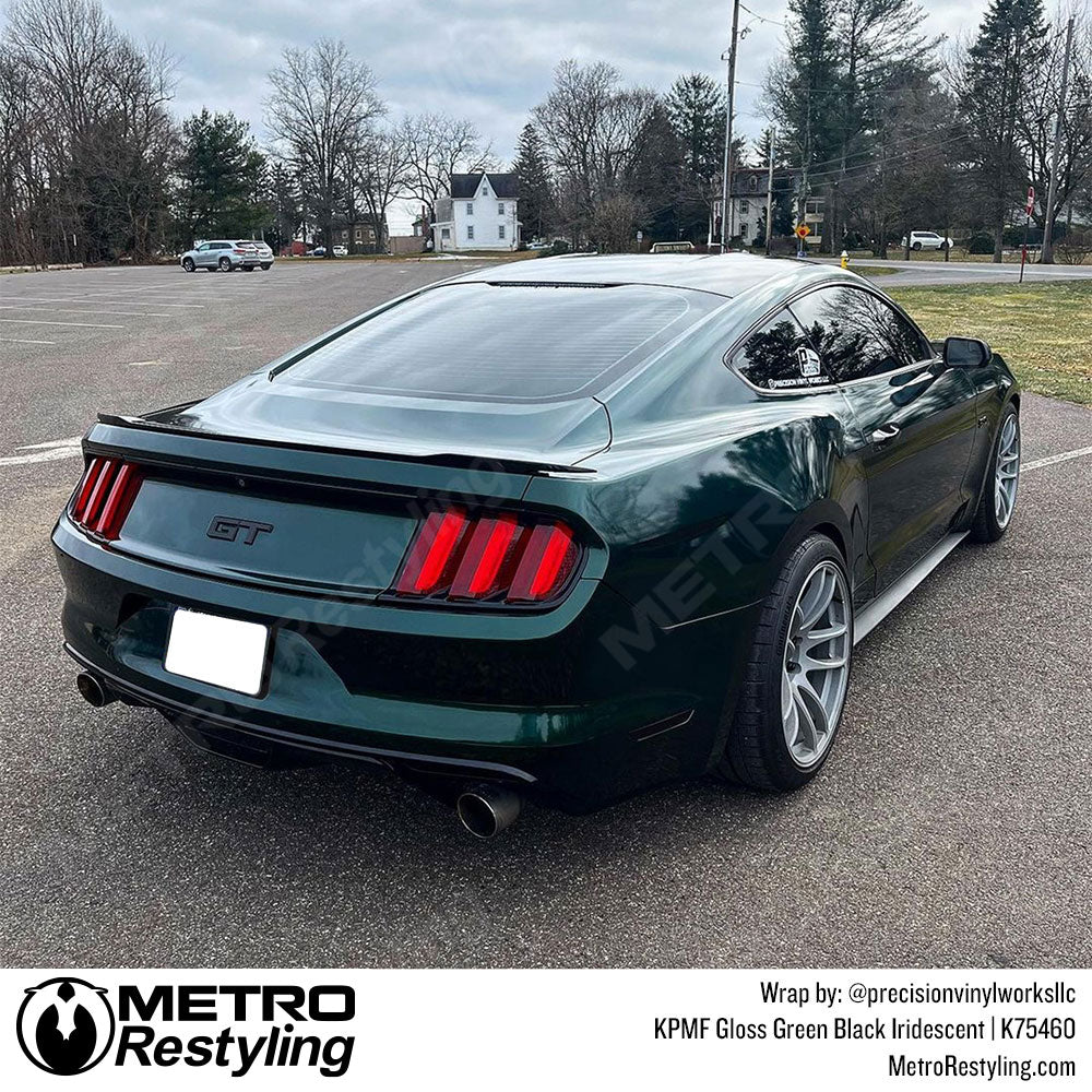 Gloss Ford Green Black Wrap