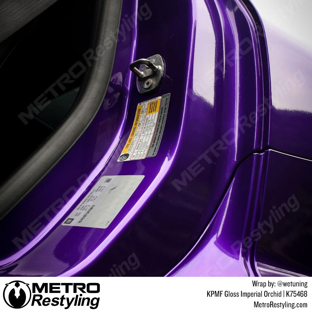 Purple Orchid Chevy Wrap