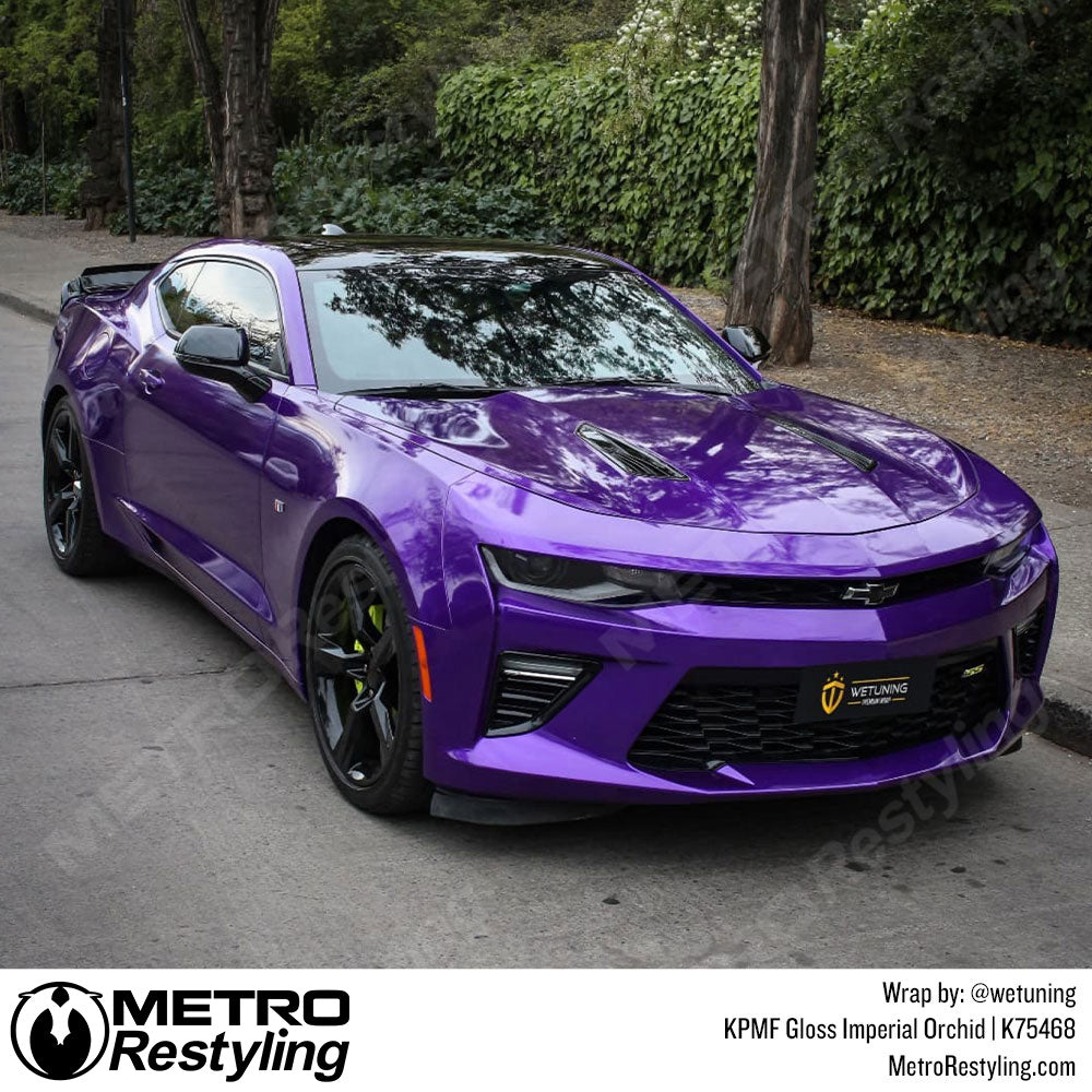 Gloss Purple Chevy Wrap