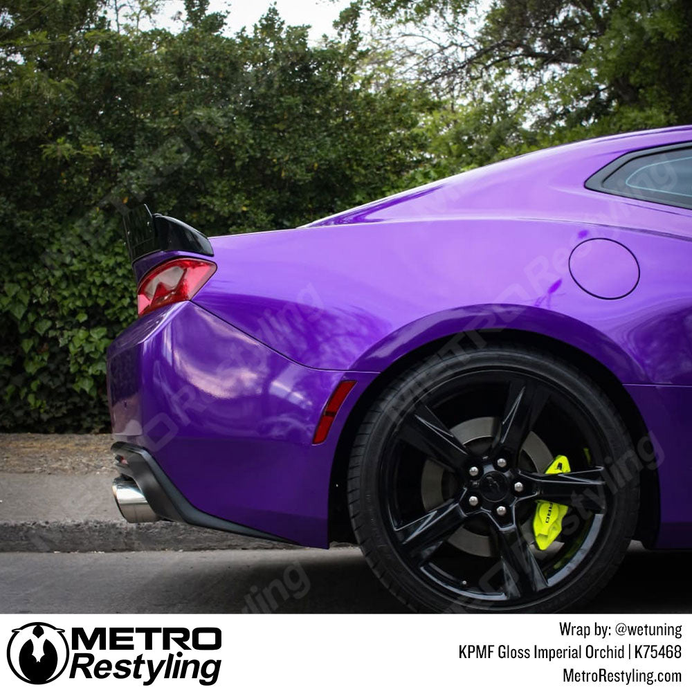 Gloss Purple Chevy Vinyl Wrap