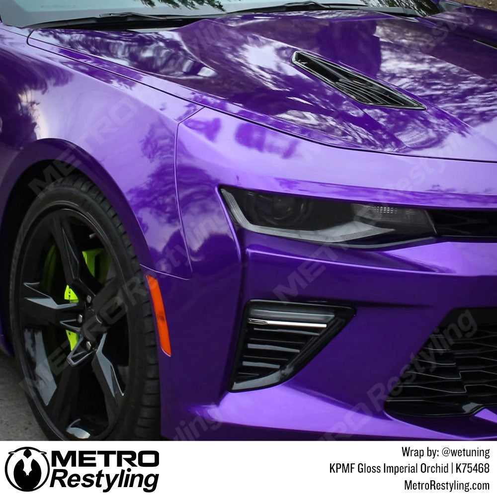 Purple Chevy Car Wrap