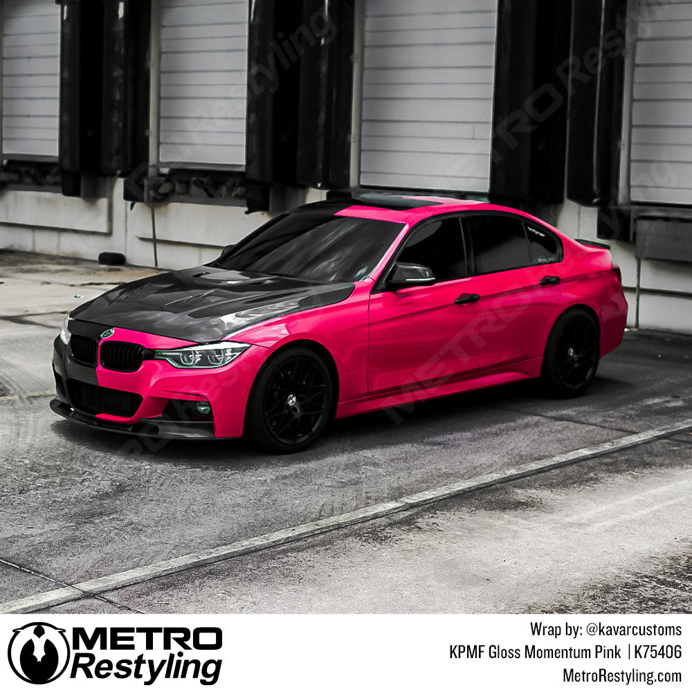 Gloss Pink BMW Wrap