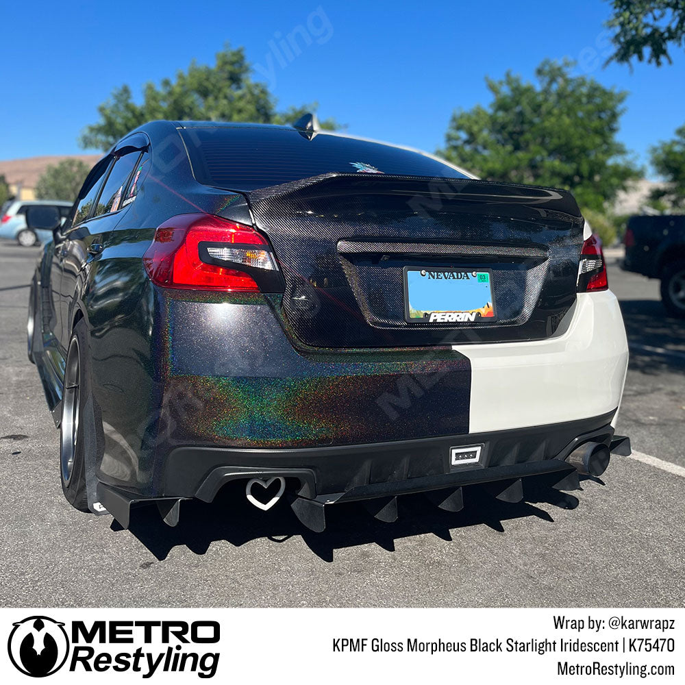 Subaru Black Iridescent Wrap