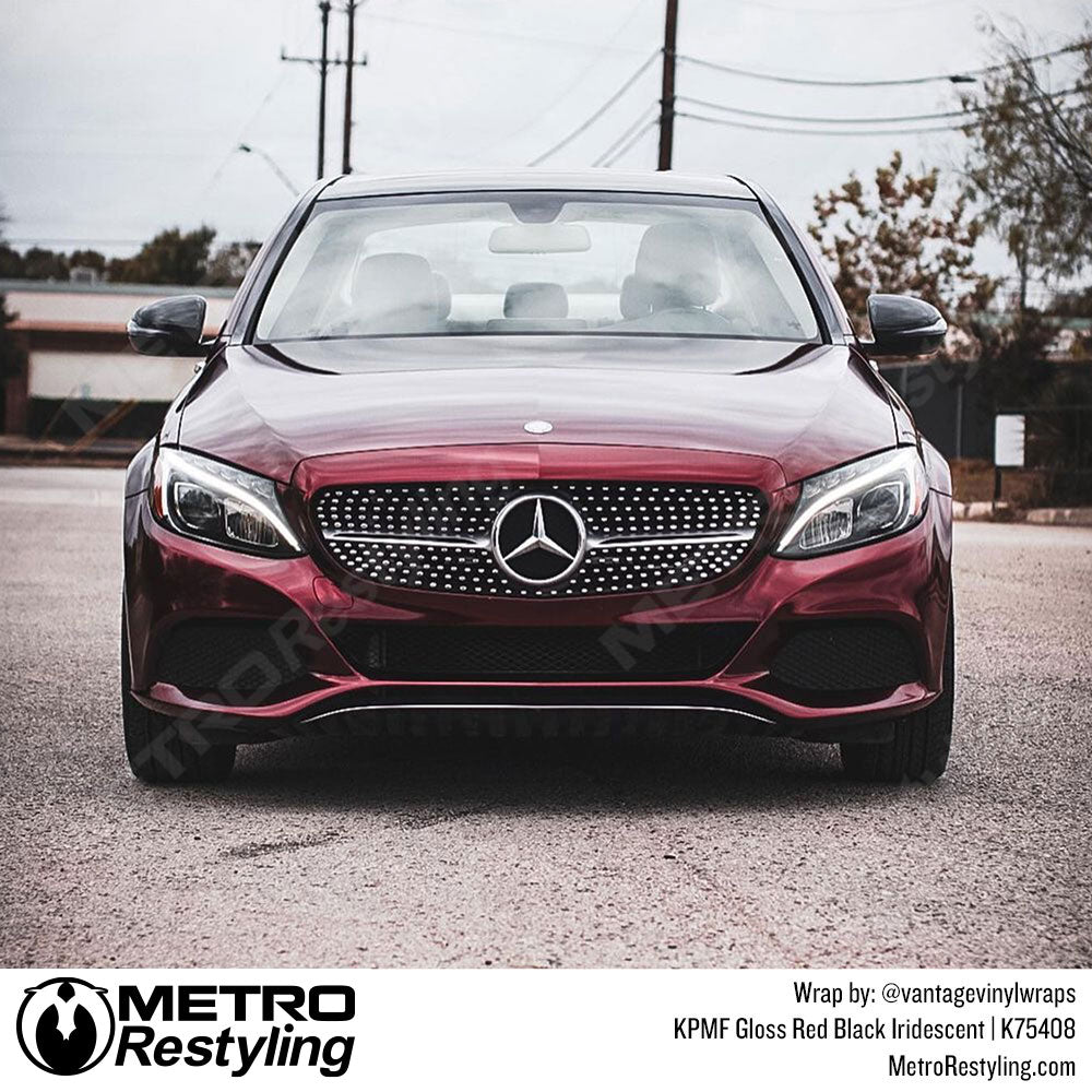 Mercedes Red Black Vinyl
