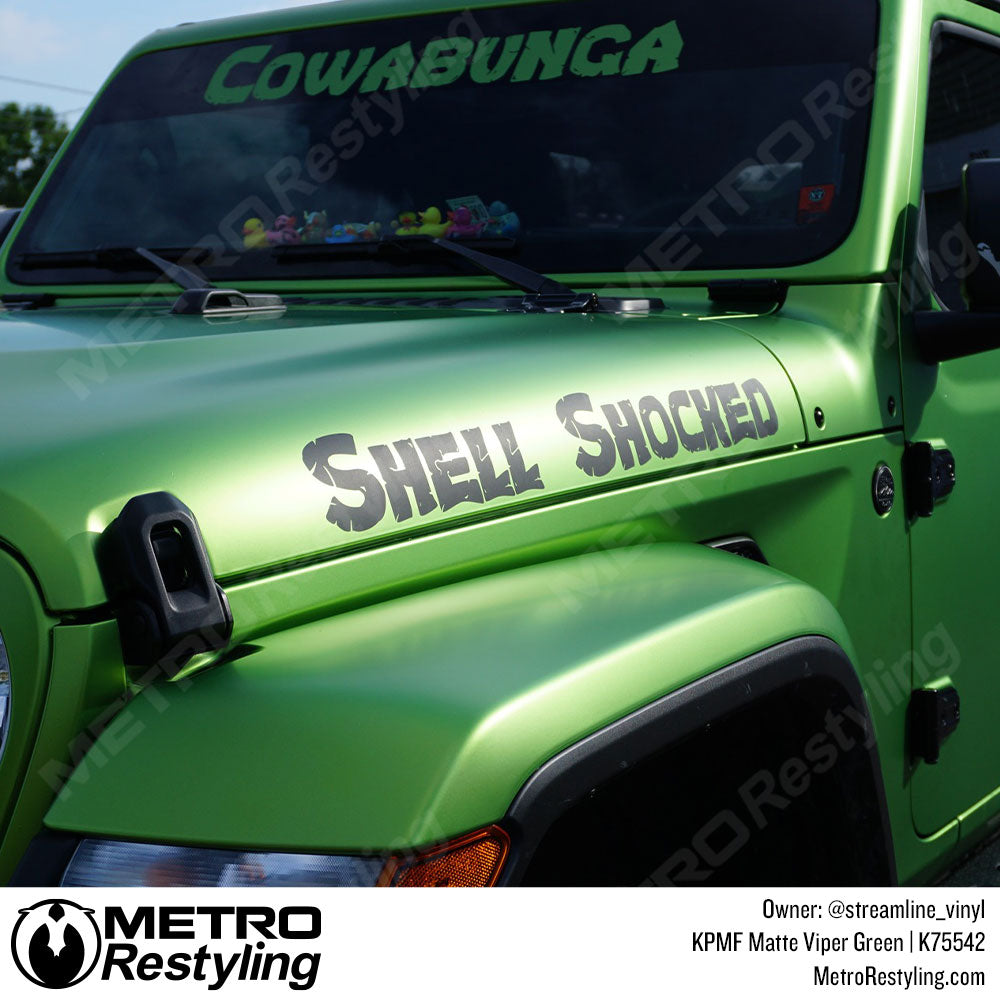 Gloss Green Jeep Wrap