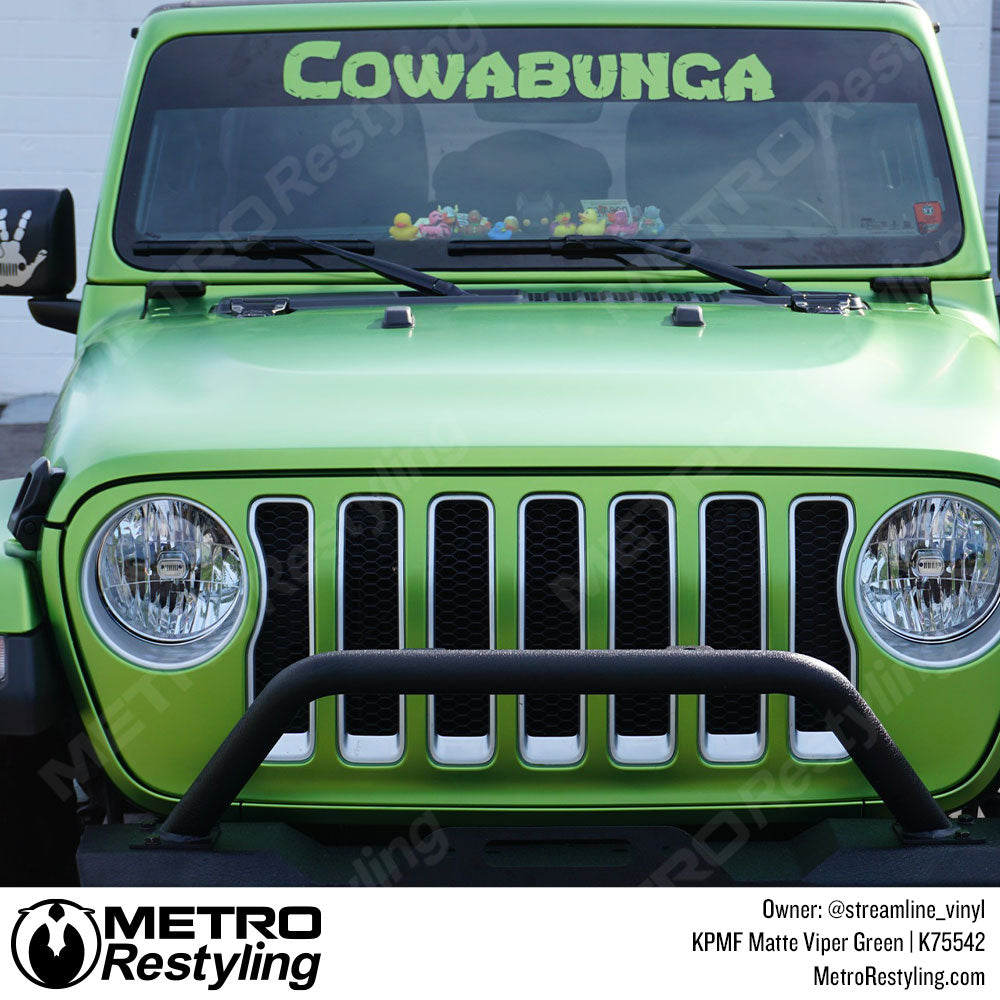 Gloss Green Jeep Wrap