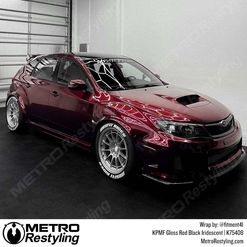 Porsche Gloss Red Black Iridescent