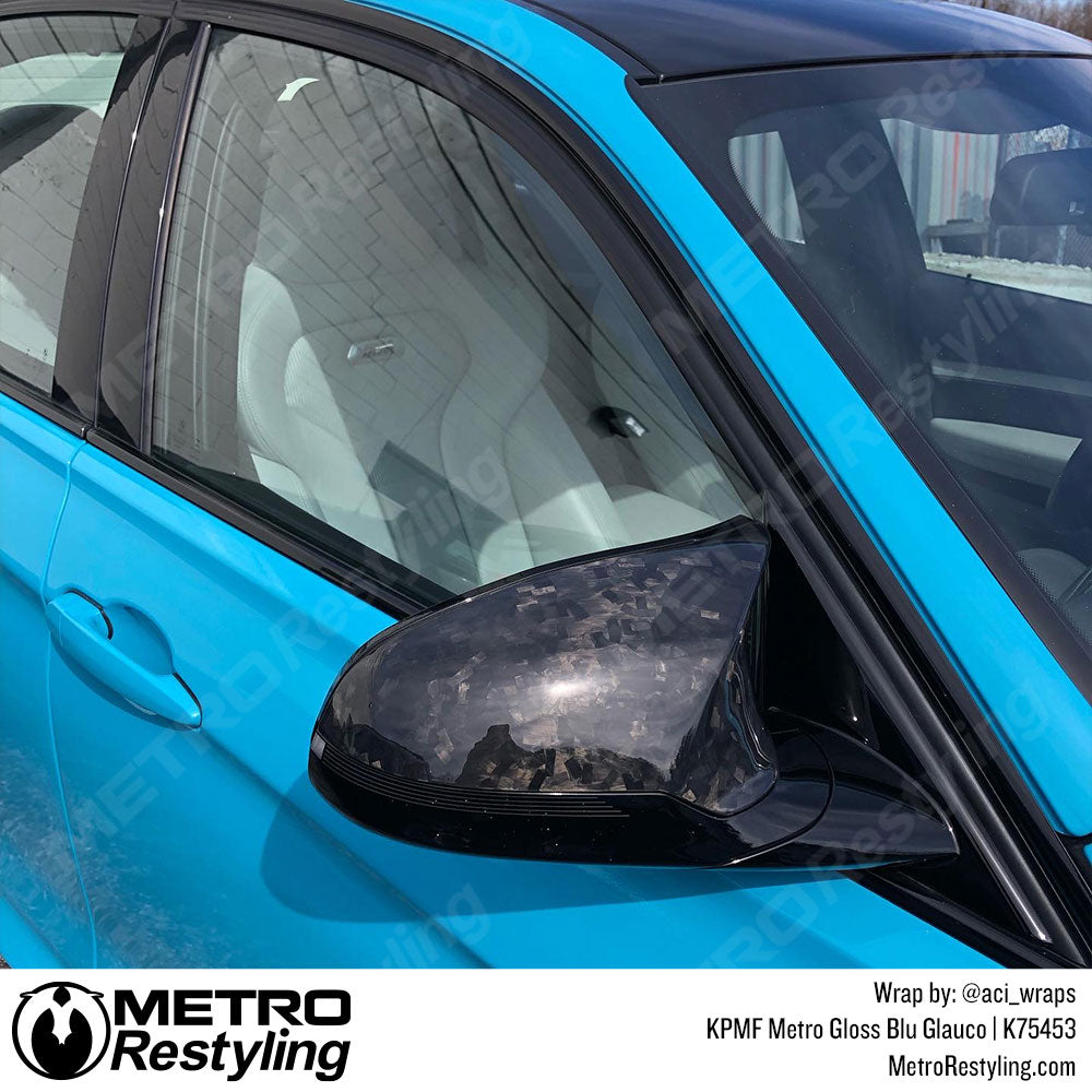 Blue BMW Wrap