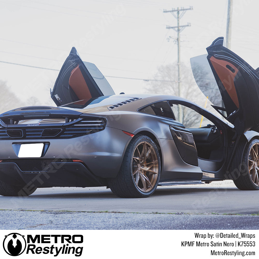 Satin Black McLaren Wrap