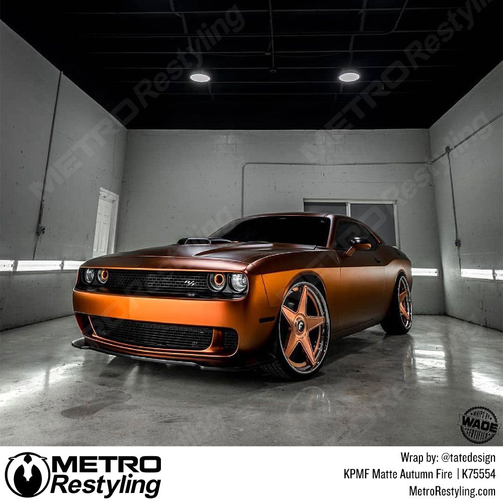 Matte Autumn Fire Wrap