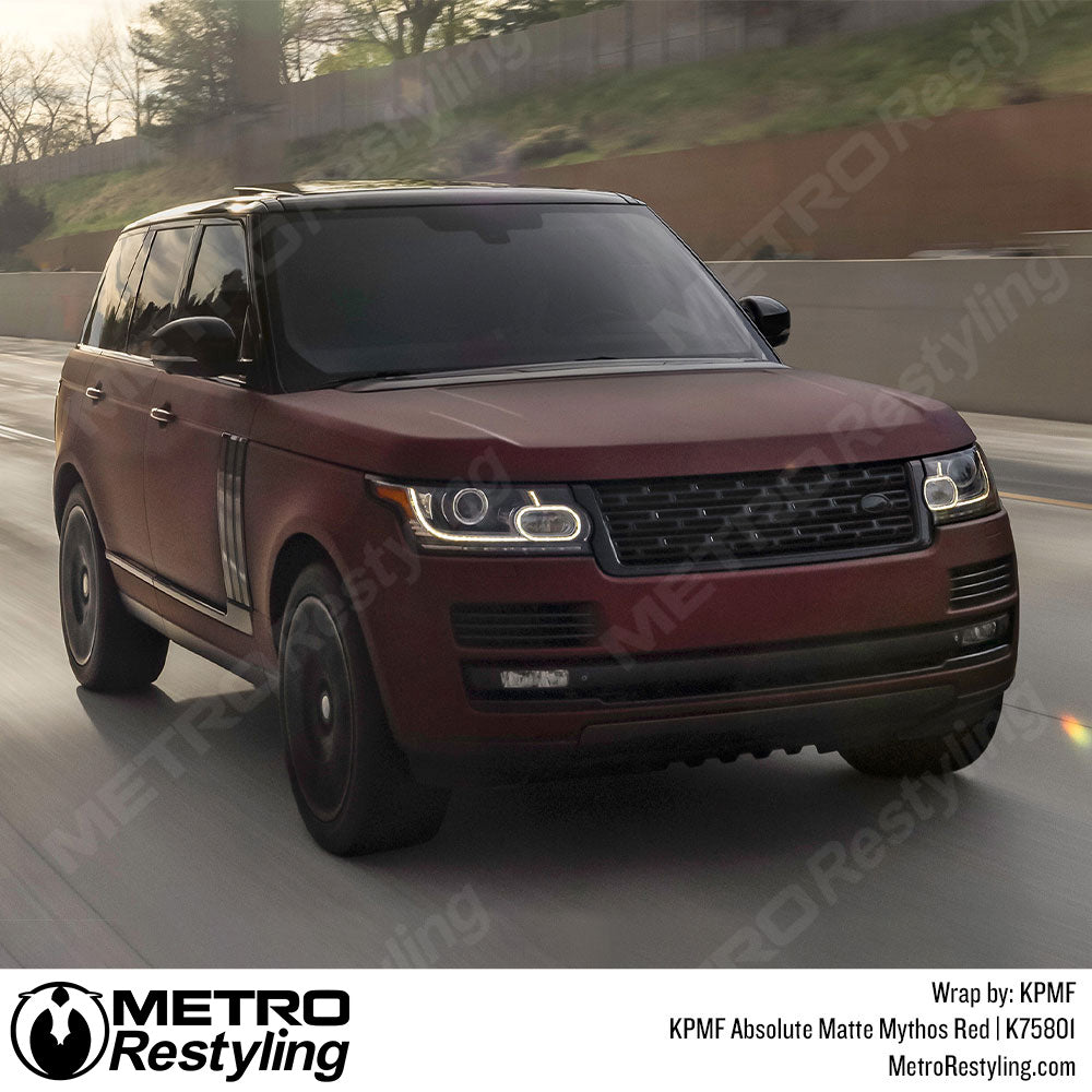 Absolute Matte Mythos Red Range Rover