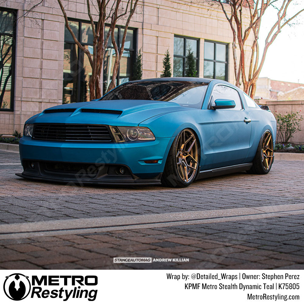 Tesla Ford Teal Wrap