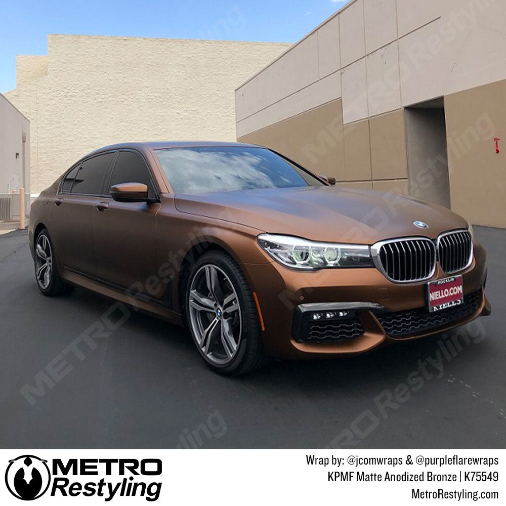Matte Anodized Bronze BMW Wrap