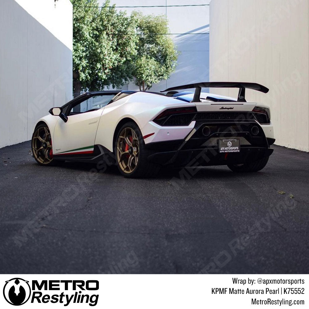 Matte Aurora Pearl Vinyl Lambo Wrap