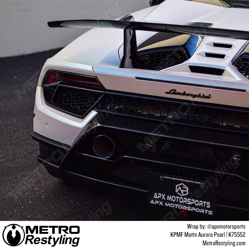 Matte Aurora Pearl Lambo Vinyl Wrap