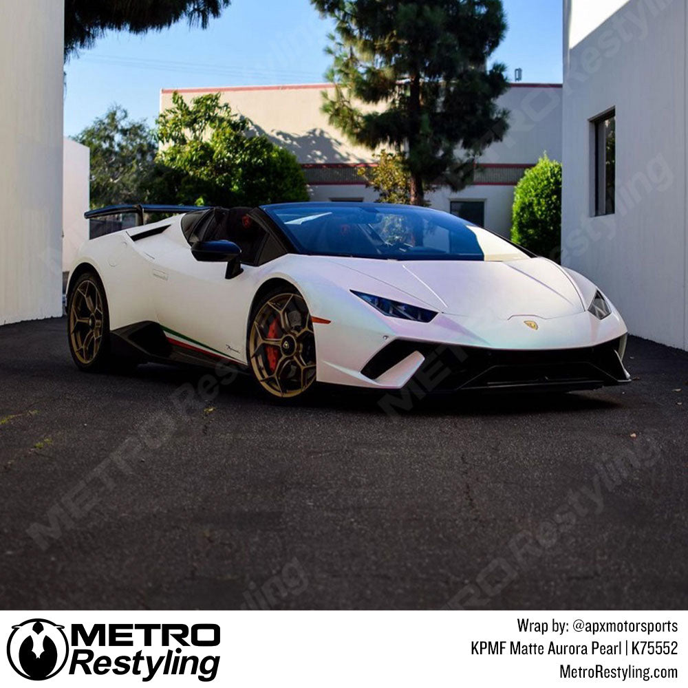 Matte Aurora Pearl Vinyl Lambo Wrap