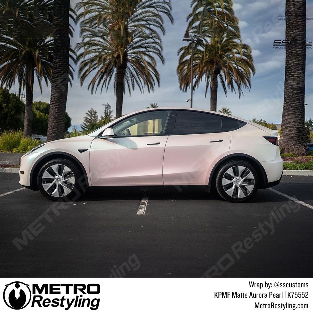 Matte White Pearl Vinyl Wrap