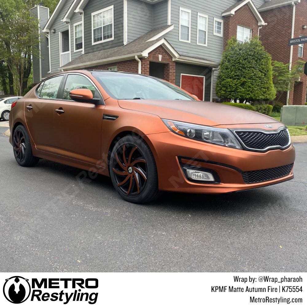 Matte Autumn Fire Kia Wrap