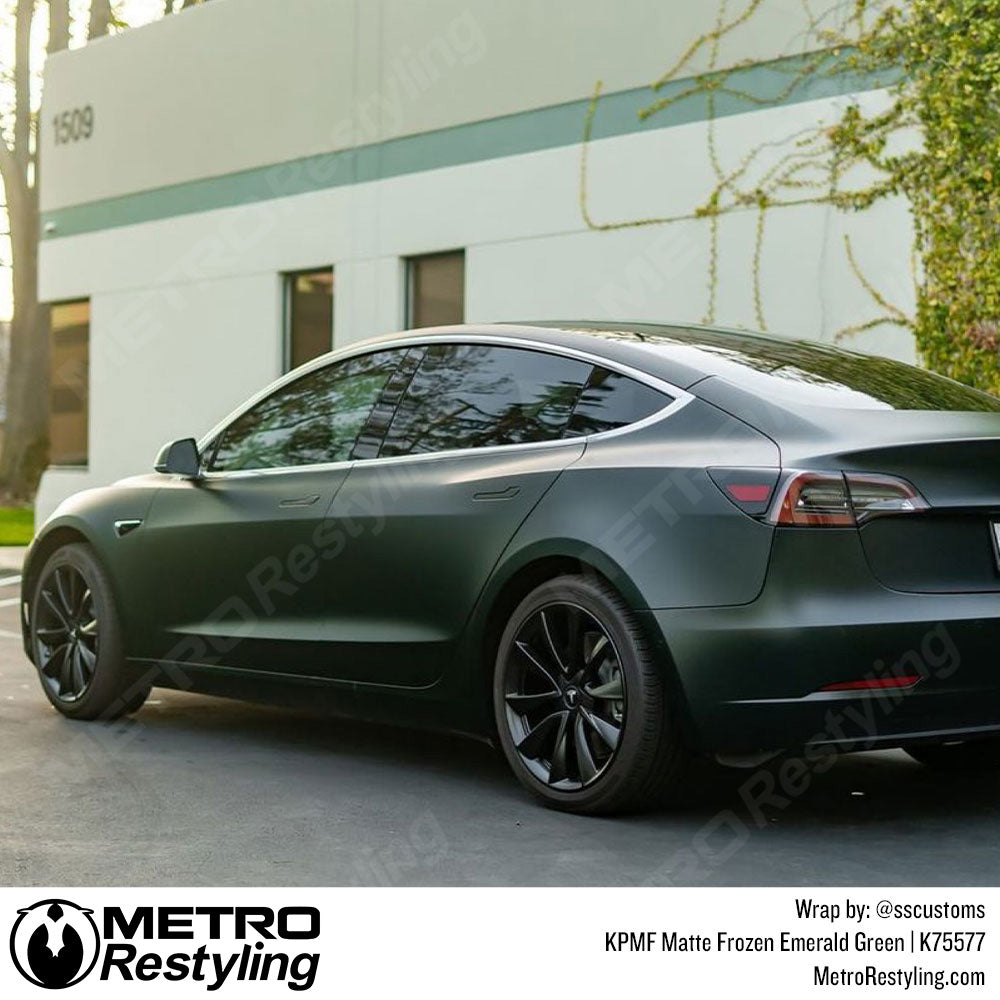 Matte Frozen Emerald Tesla